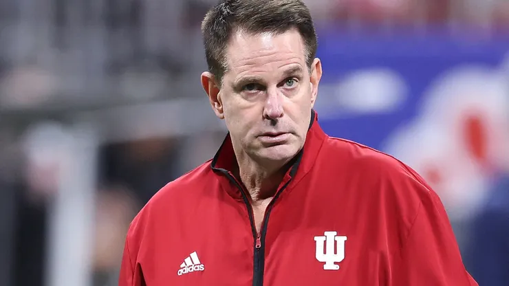 Head coach Curt Cignetti of the Indiana Hoosiers.