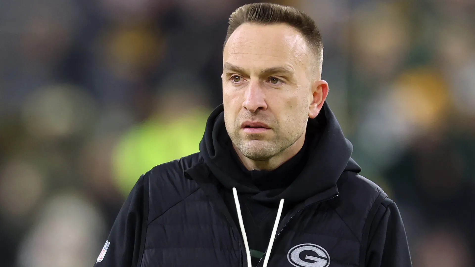 Defensive coordinator Jeff Hafley of the Green Bay Packers