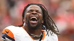 Dre Greenlaw of the Denver Broncos