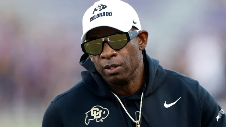 Head coach Deion Sanders of the Colorado Buffaloes.