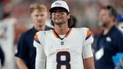 Jarrett Stidham #8 of the Denver Broncos