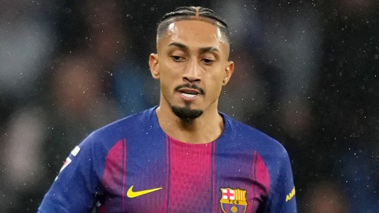 Raphinha of FC Barcelona during the LaLiga EA Sports.