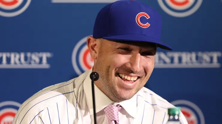 Newly acquired Chicago Cubs player Alex Bregman.