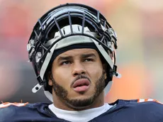 Why is TJ Edwards not playing today for Bears vs Rams in NFC Divisional round of 2026 NFL playoffs?