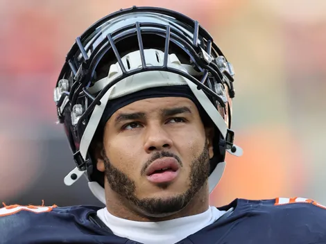 Why is TJ Edwards not playing today for Bears vs Rams in NFC Divisional round of 2026 NFL playoffs?
