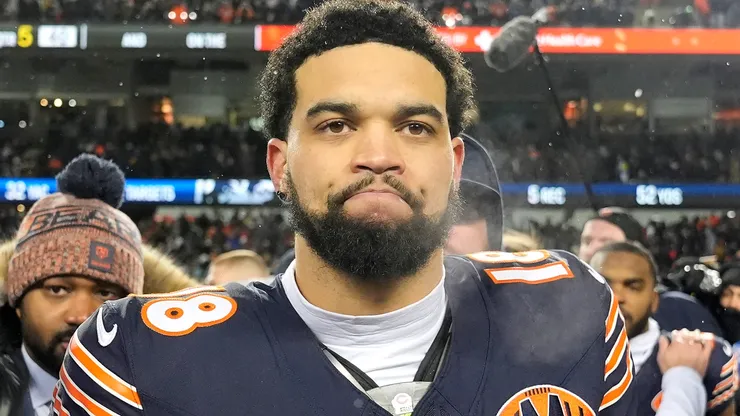Caleb Williams #18 of the Chicago Bears.