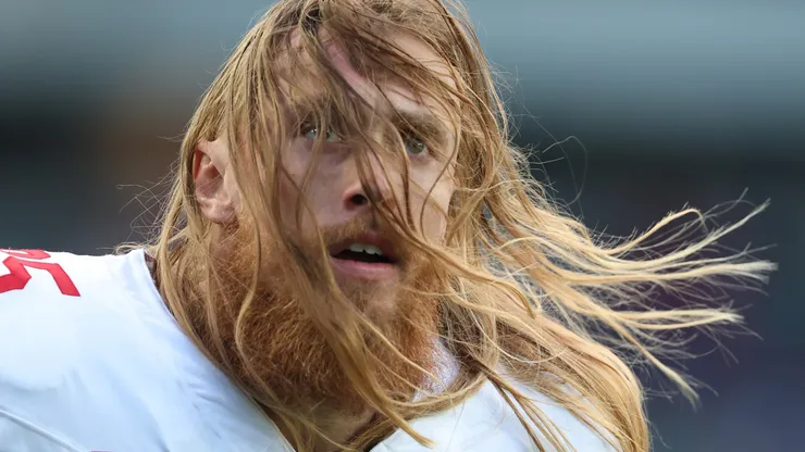 George Kittle #85 of the San Francisco 49ers.