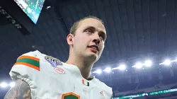 Carson Beck at AT&T Stadium in Arlington, Texas.