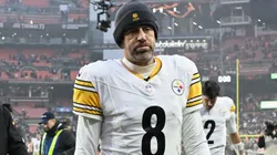 Aaron Rodgers #8 of the Pittsburgh Steelers.