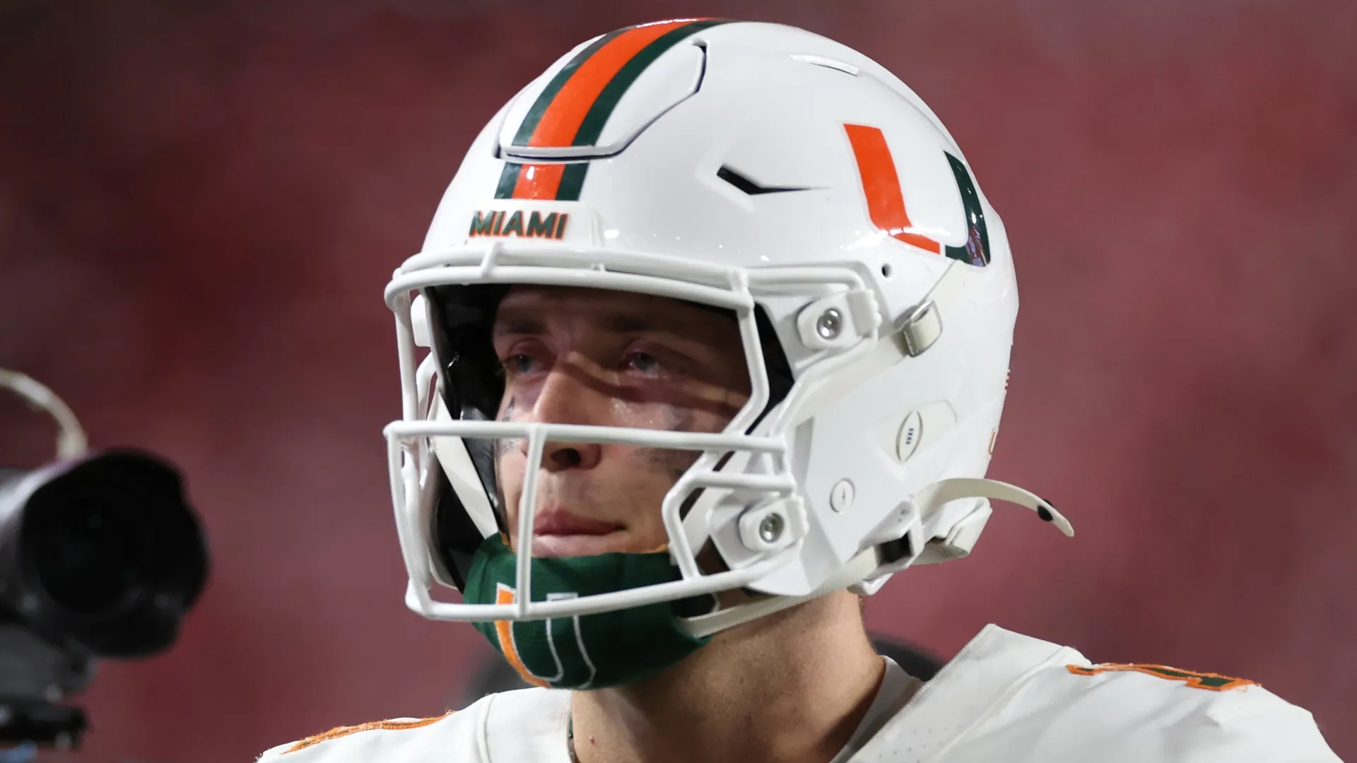 Carson Beck after the loss