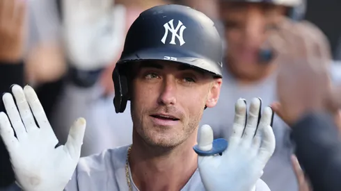 Cody Bellinger at Rate Field in Chicago, Illinois.
