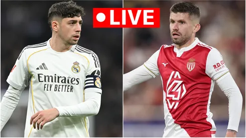 Federico Valverde of Real Madrid and Caio Henrique of Monaco.
