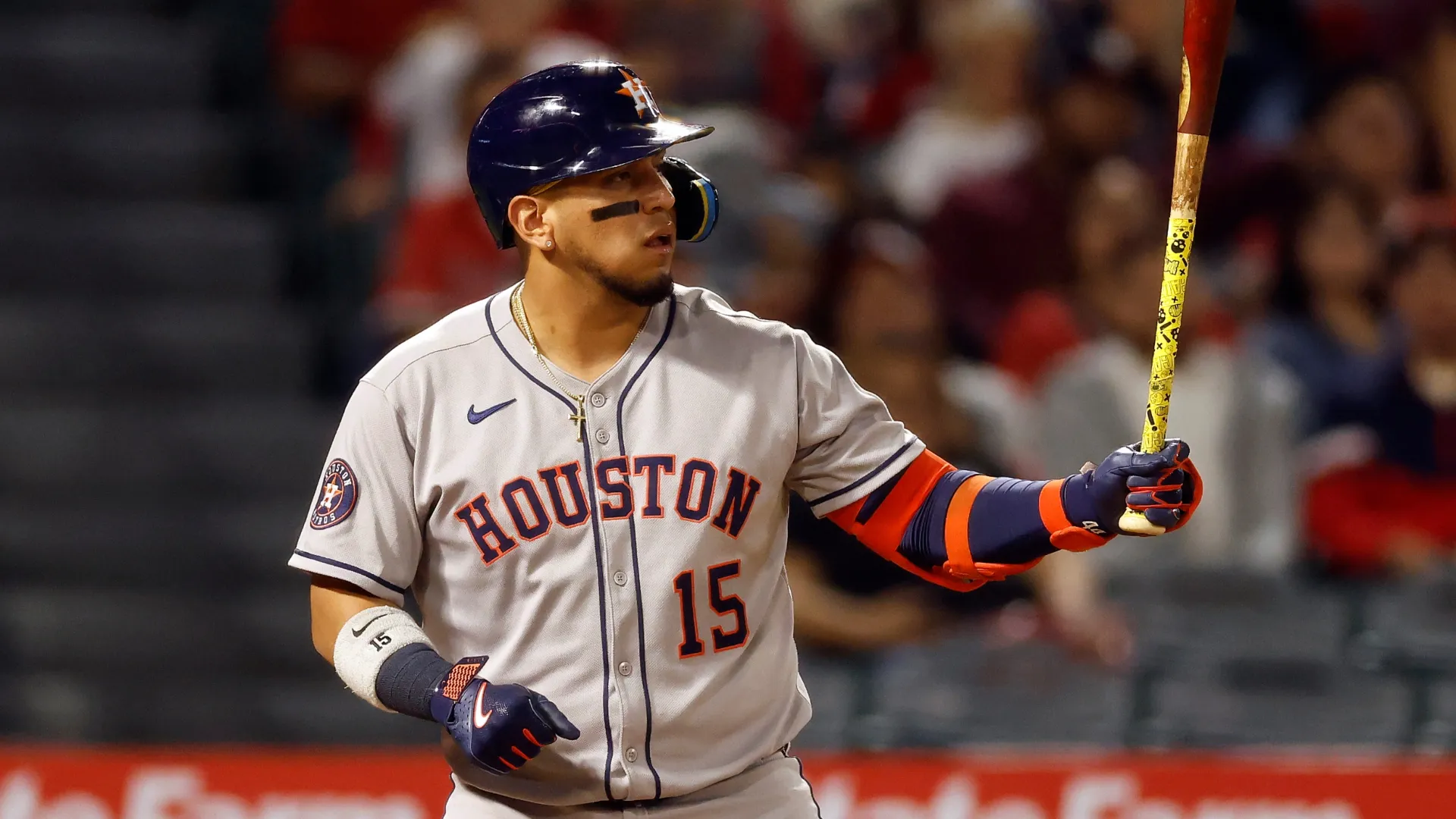 Isaac Paredes at bat
