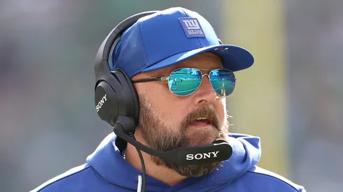 Brian Daboll during a Giants game.
