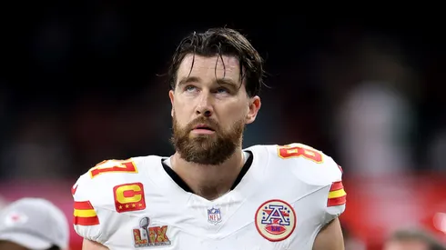 Travis Kelce tight end of the Kansas City Chiefs
