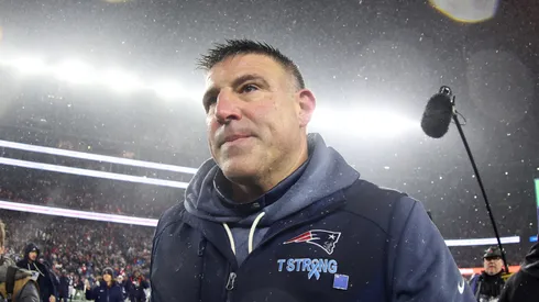 Mike Vrabel at Gillette Stadium in Foxborough, Massachusetts.