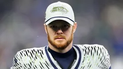 Sam Darnold at Lumen Field in Seattle, Washington.