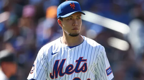 Kodai Senga #34 of the New York Mets