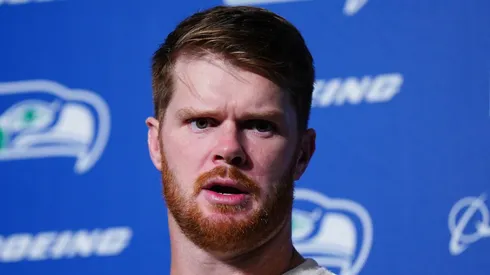 Sam Darnold quarterback of the Seattle Seahawks