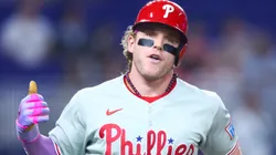 Harrison Bader #2 of the Philadelphia Phillies