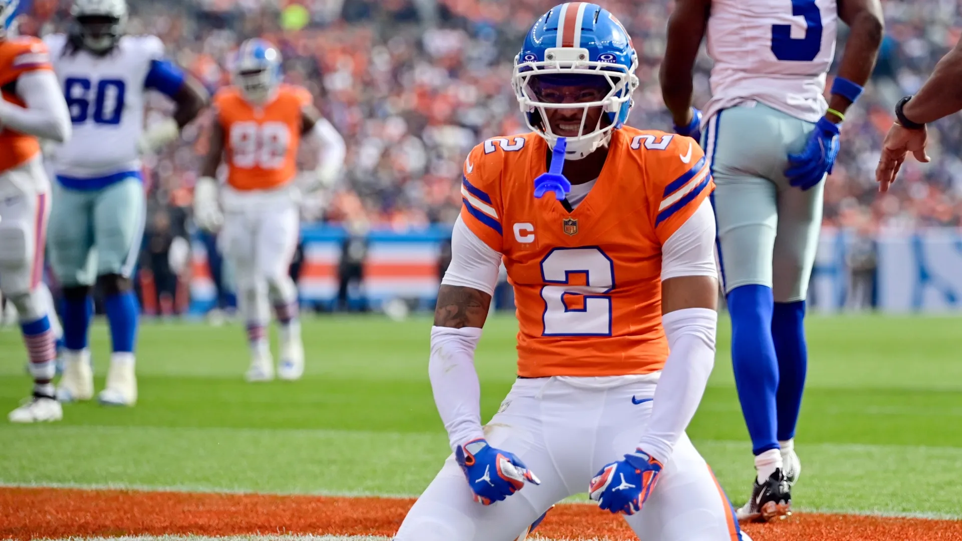 Pat Surtain II #2 of the Denver Broncos