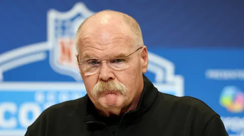 Andy Reid head coach of the Kansas City Chiefs