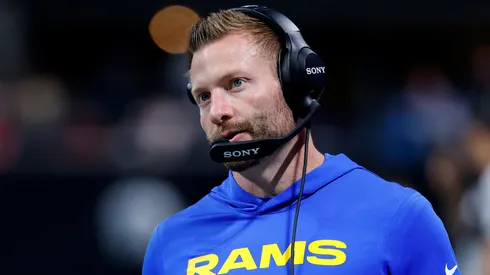 Head coach Sean McVay of the Los Angeles Rams