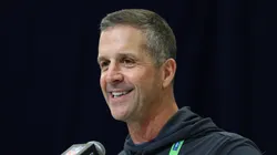 John Harbaugh, head coach of the New York Giants