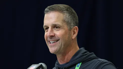 John Harbaugh, head coach of the New York Giants
