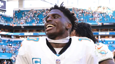 Tyreek Hill #10 of the Miami Dolphins.