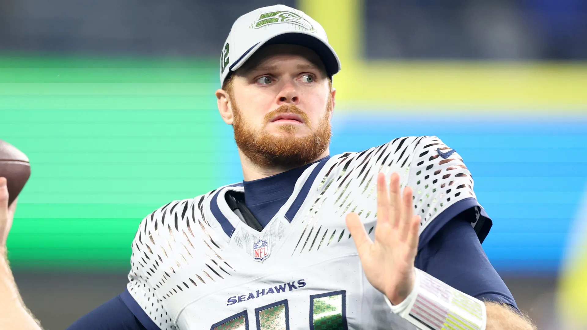 Sam Darnold #14 of the Seattle Seahawks