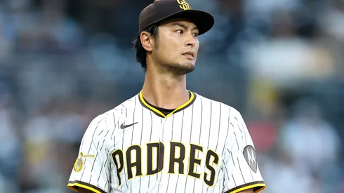 Yu Darvish #11 of the San Diego Padres.