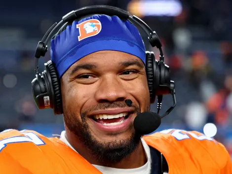 Why is JK Dobbins not playing today for Denver Broncos vs New England Patriots in 2026 AFC Championship Game?