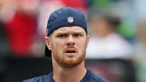 Sam Darnold quarterback of the Seattle Seahawks