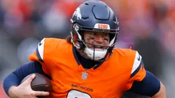 Jarrett Stidham #8 of the Denver Broncos