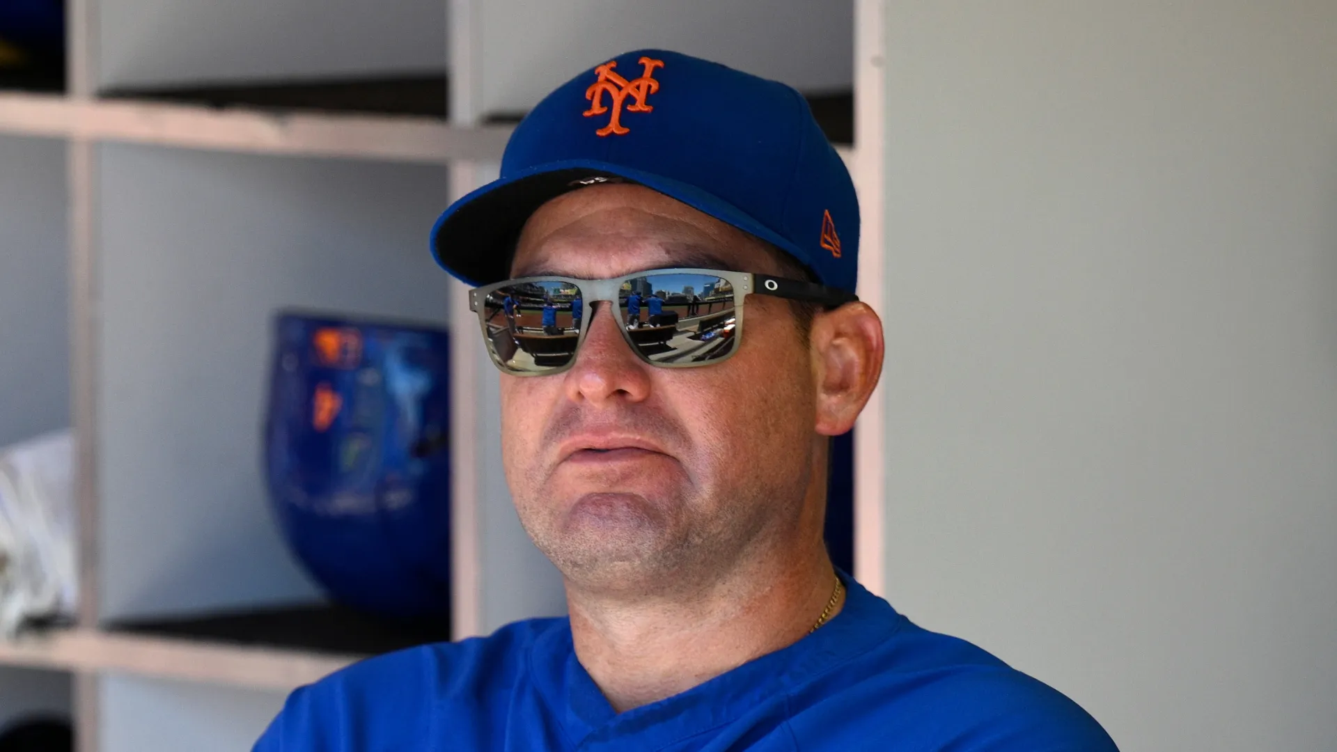 Carlos Mendoza #64 of the New York Mets