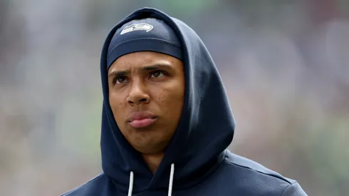 Zach Charbonnet running back of the Seattle Seahawks