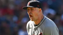 Tarik Skubal #29 of the Detroit Tigers.