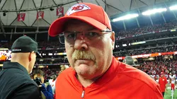 Andy Reid at the Georgia Dome in Atlanta, Georgia.