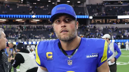 Matthew Stafford #9 of the Los Angeles Rams.