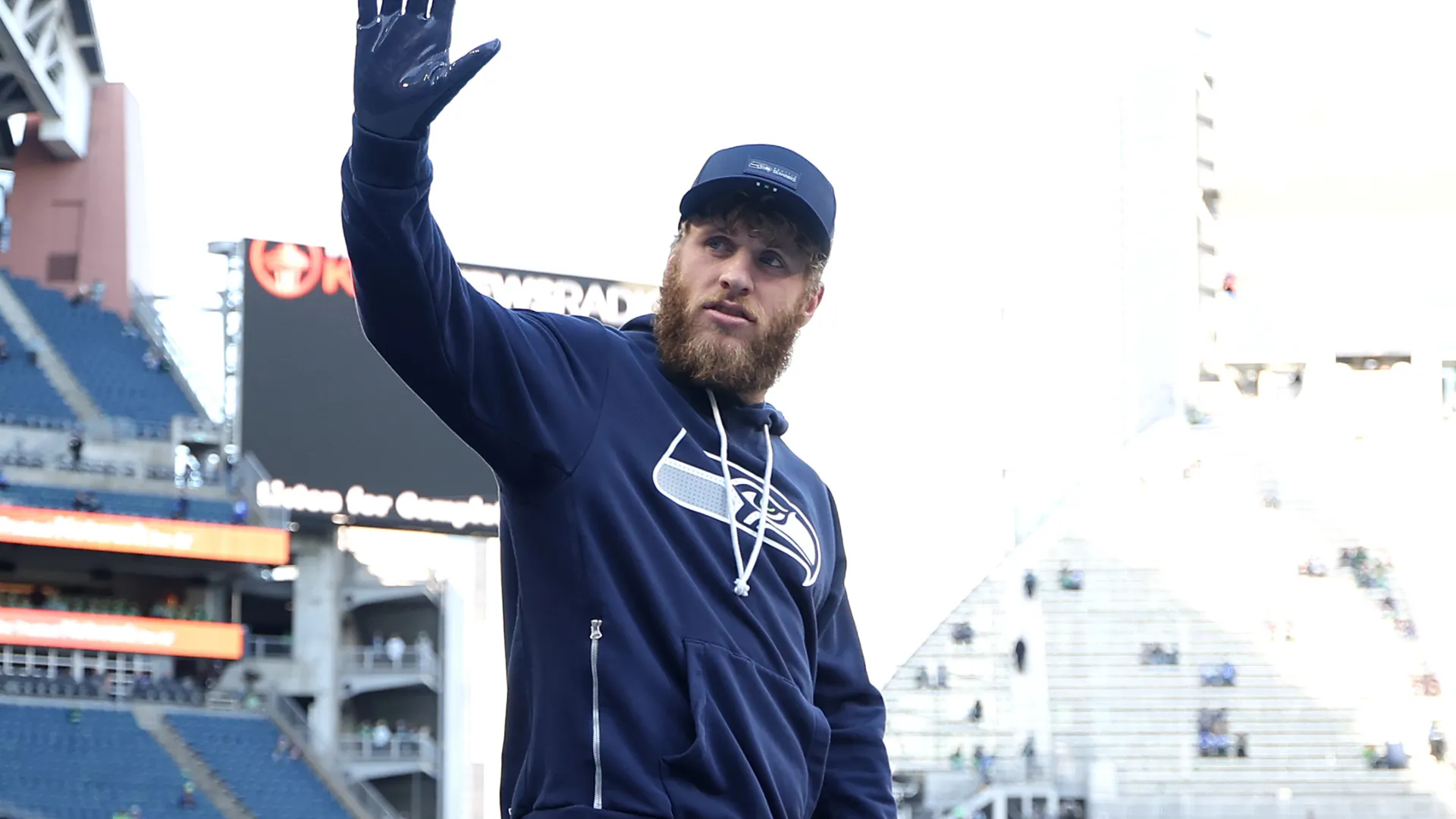 Cooper Kupp #10 of the Seattle Seahawks.