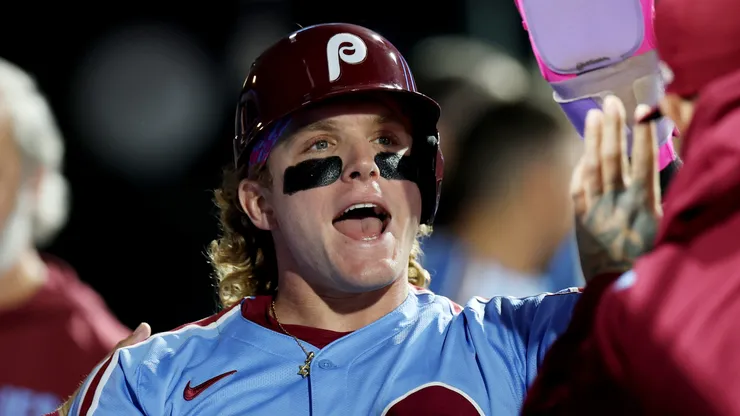 Harrison Bader at Citizens Bank Park in Philadelphia, Pennsylvania.