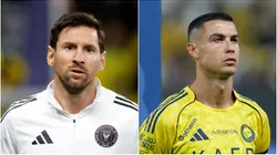 Lionel Messi of Inter Miami and Cristiano Ronaldo of Al Nassr.