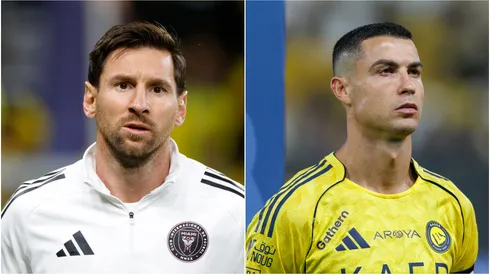 Lionel Messi of Inter Miami and Cristiano Ronaldo of Al Nassr.