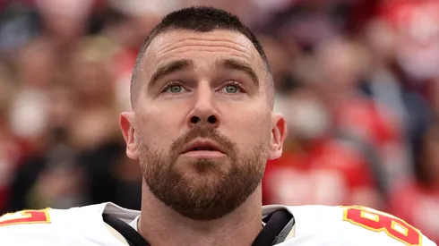 Travis Kelce tight end of the Kansas City Chiefs