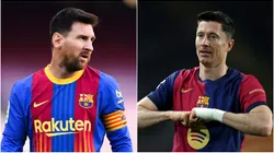 Lionel Messi and Robert Lewandowski.