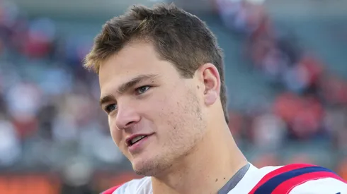 Drake Maye quarterback of the New England Patriots