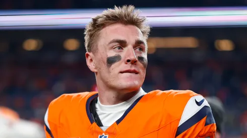 Quarterback Bo Nix of the Broncos