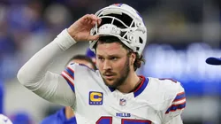 Josh Allen at SoFi Stadium in Inglewood, California.