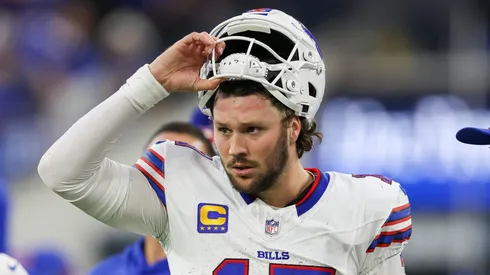 Josh Allen at SoFi Stadium in Inglewood, California.